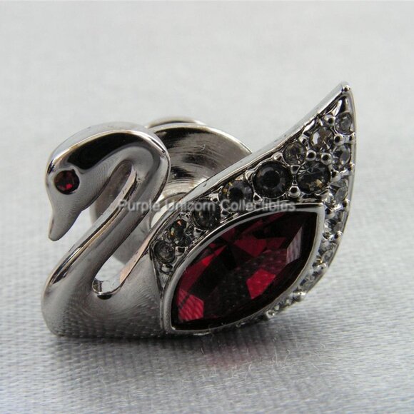 Swarovski Crystal Swan Tac Pins Set of 3 SCS 2002-2003-2004 Magic of Dance - Picture 3 of 4